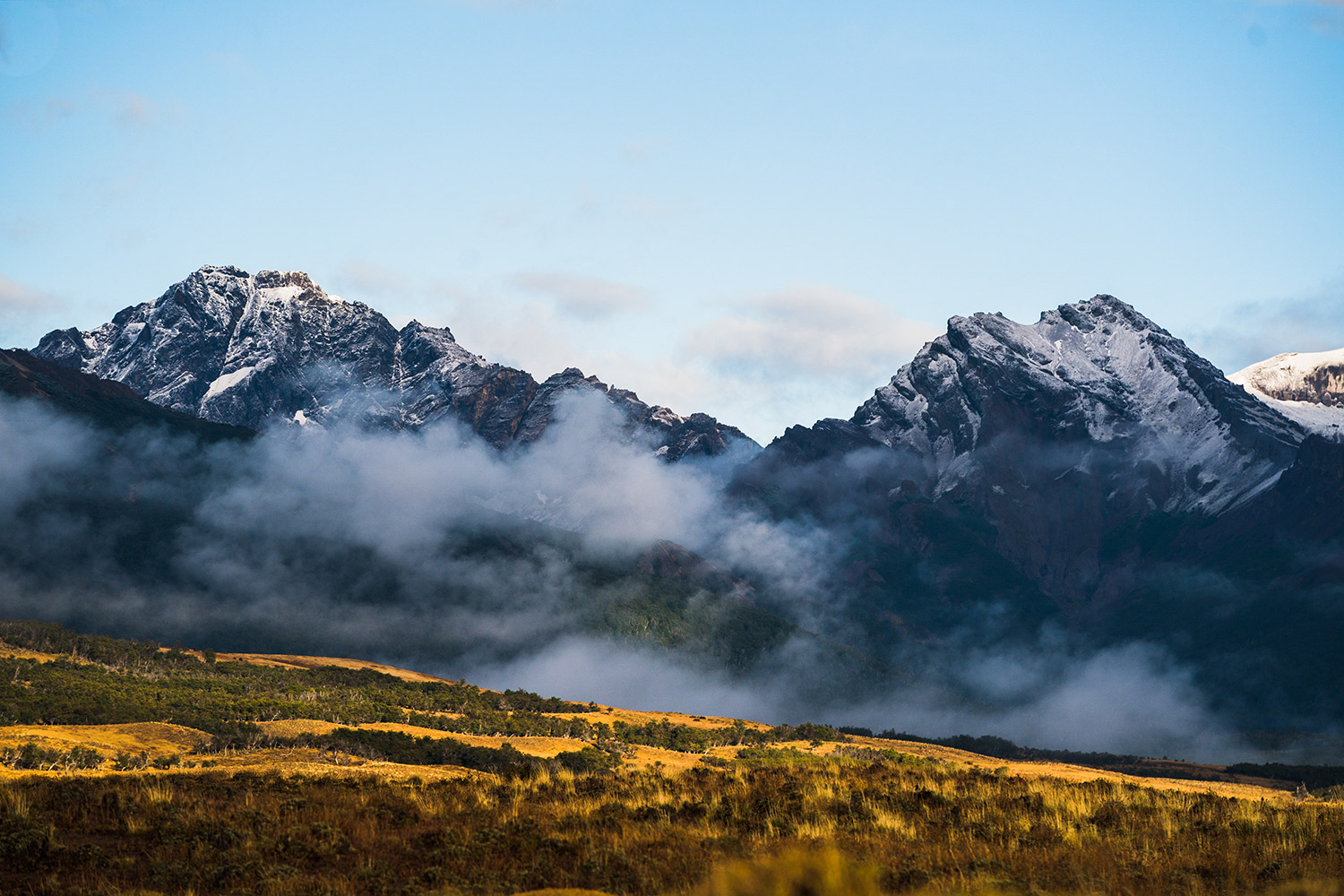 A South American landscape.