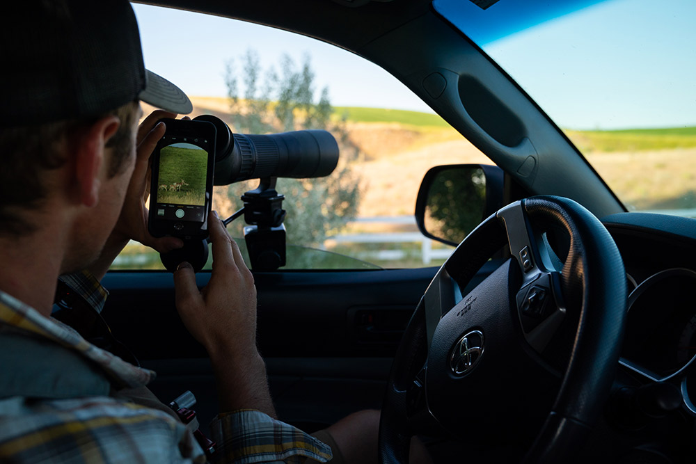Recon from the comfort of a vehicle.