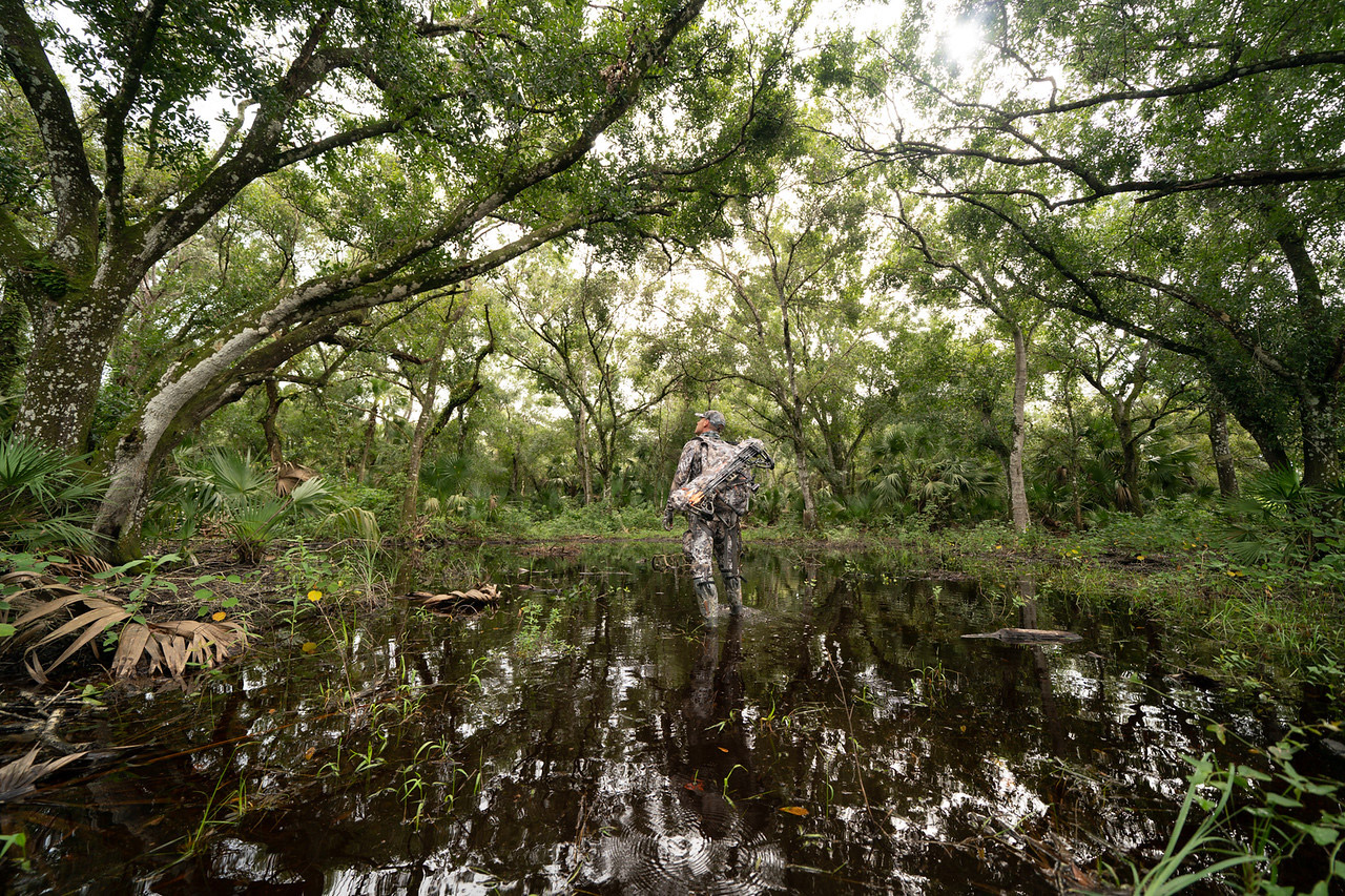 SITKA Whitetail Product Line Manager Chris Derrick takes in a unique hunting environment.