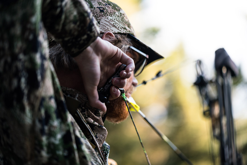 Ambassador Steven Drake at full draw.