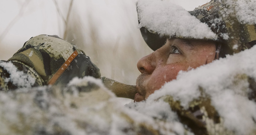 SITKA's Ryan Bassham attempts to turn some birds.